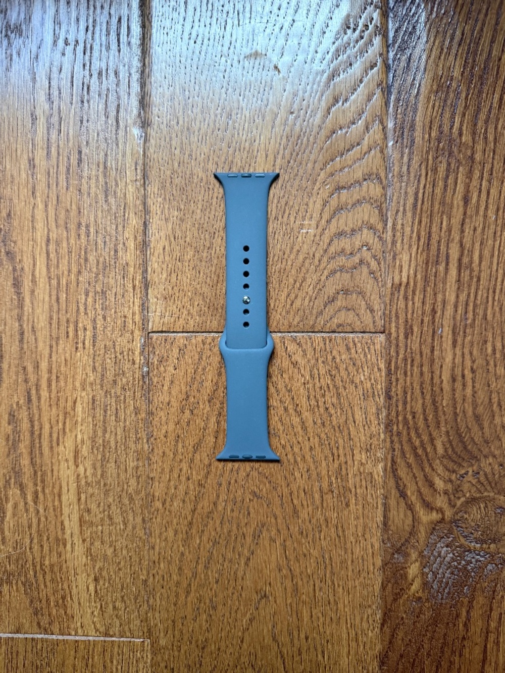 Apple Watch Sport Band – Dark Gray/Black – 46mm – S/M